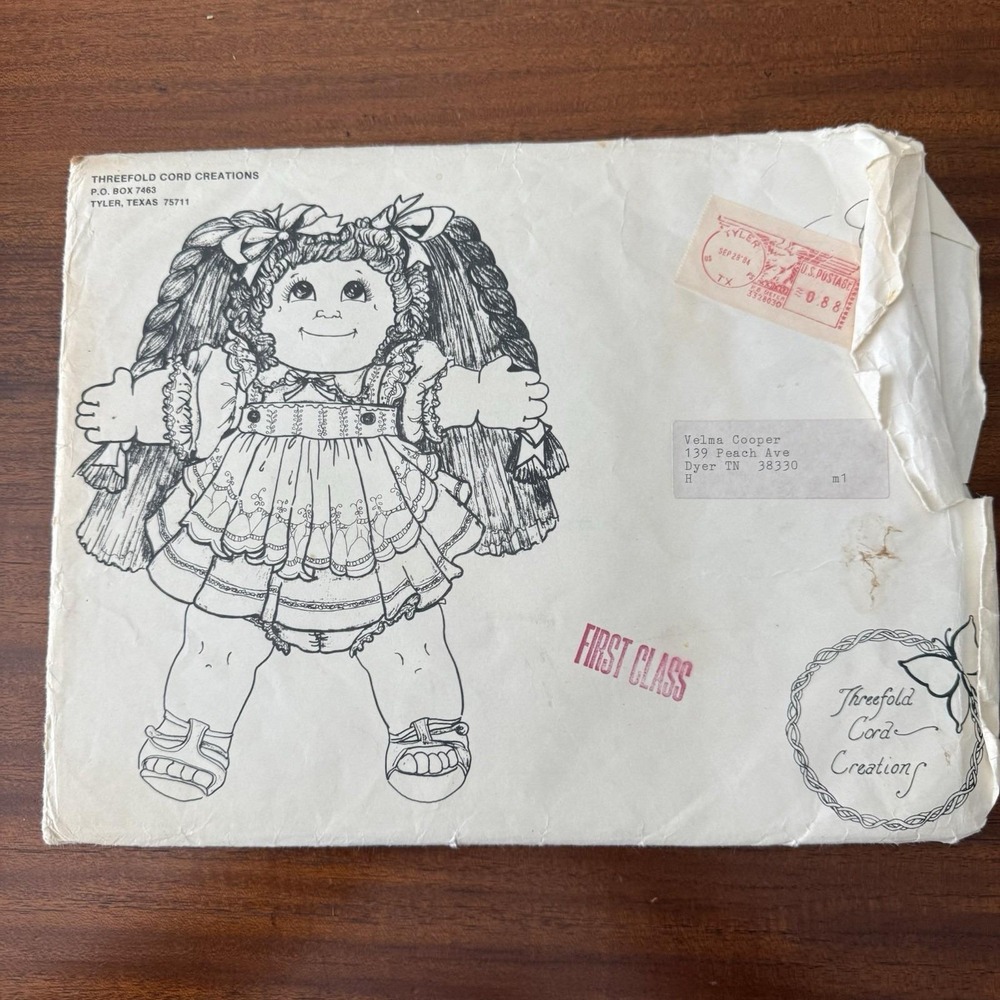 1984 20" Doll Patterns - Threefold Cord Creations‎ (CPK Style) Hannah